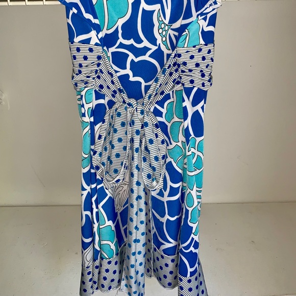 Blue Spaghetti Strap Tank Top - Picture 4 of 4